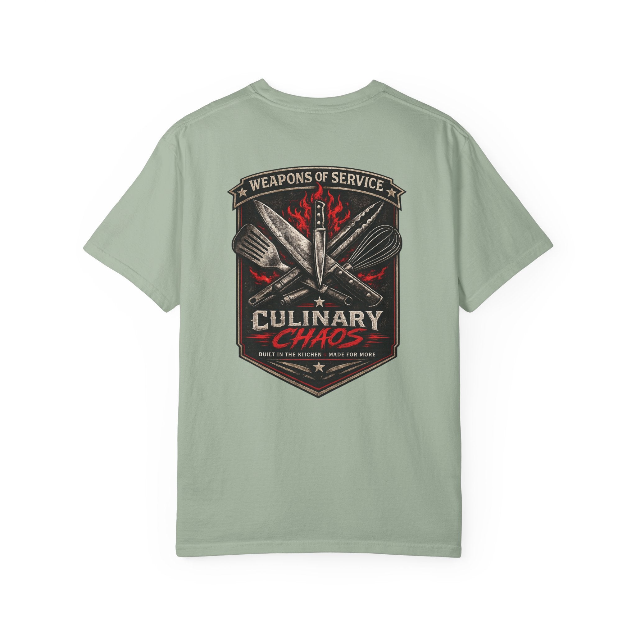 Weapons of Service Tee | Culinary Chaos