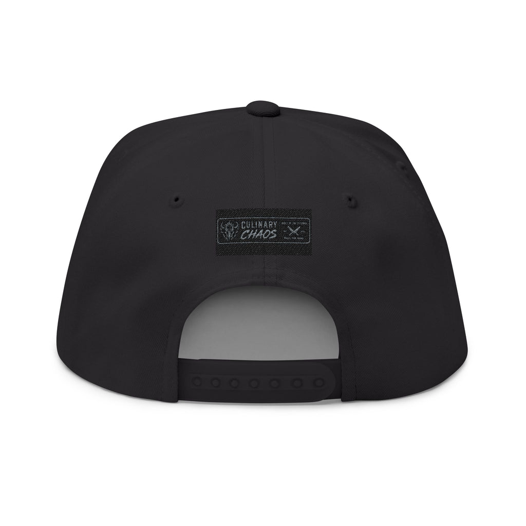 Culinary Chaos Signature Flat Bill Cap | Embroidered Snapback