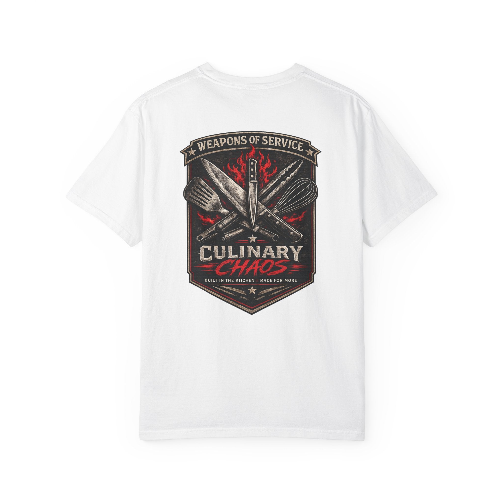 Weapons of Service Tee | Culinary Chaos