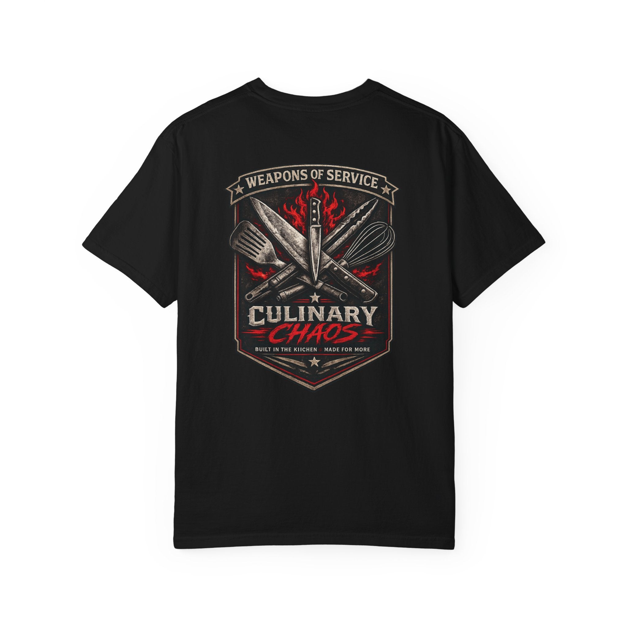 Weapons of Service Tee | Culinary Chaos