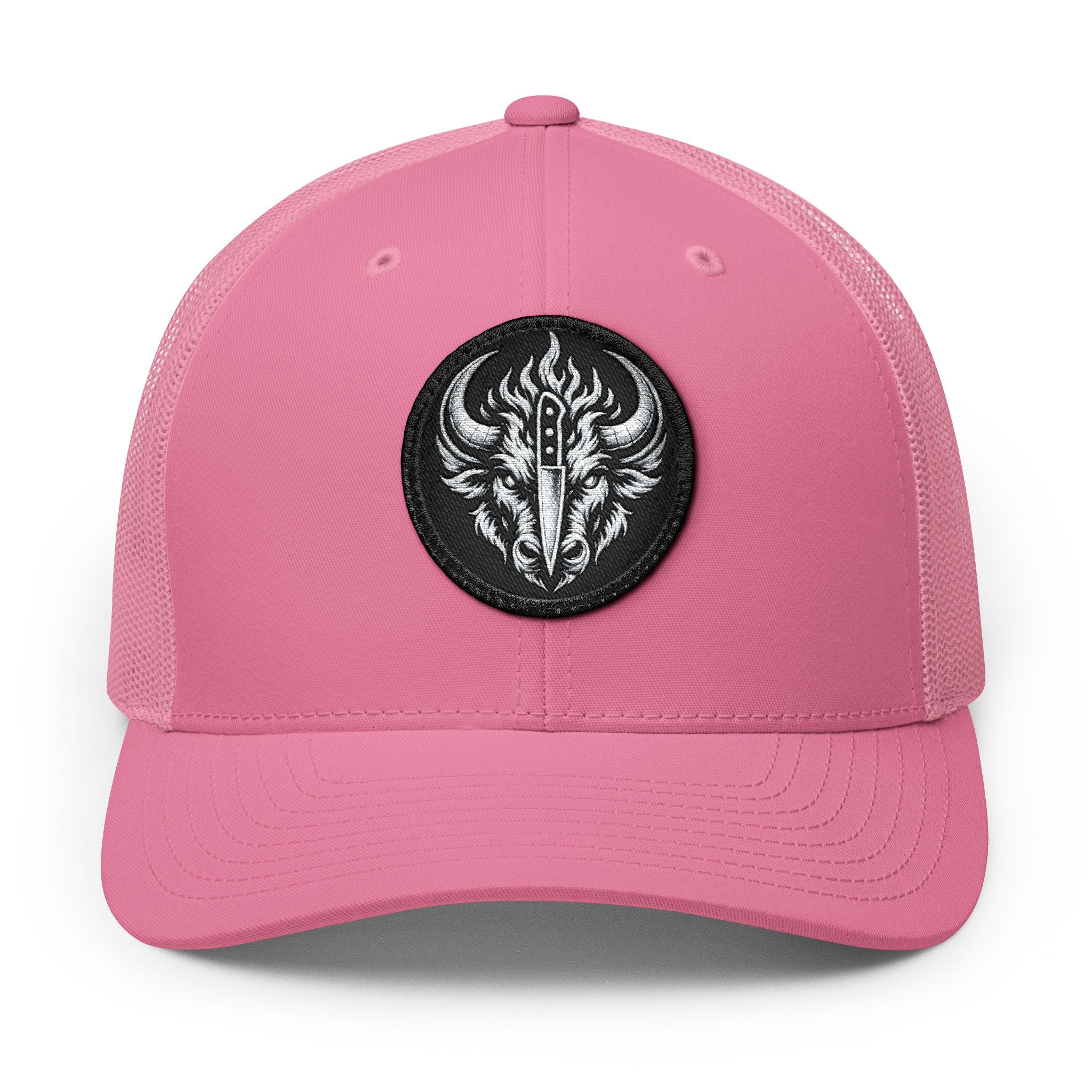 Culinary Chaos Buffalo Trucker Cap | Embroidered Patch Snapback Hat