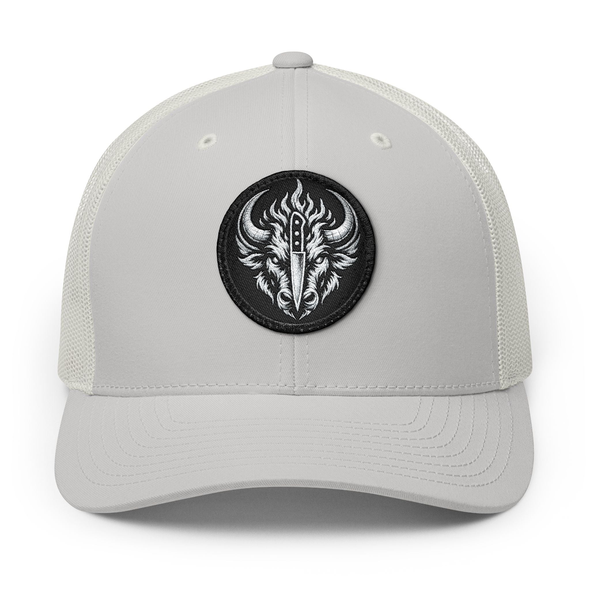 Culinary Chaos Buffalo Trucker Cap | Embroidered Patch Snapback Hat
